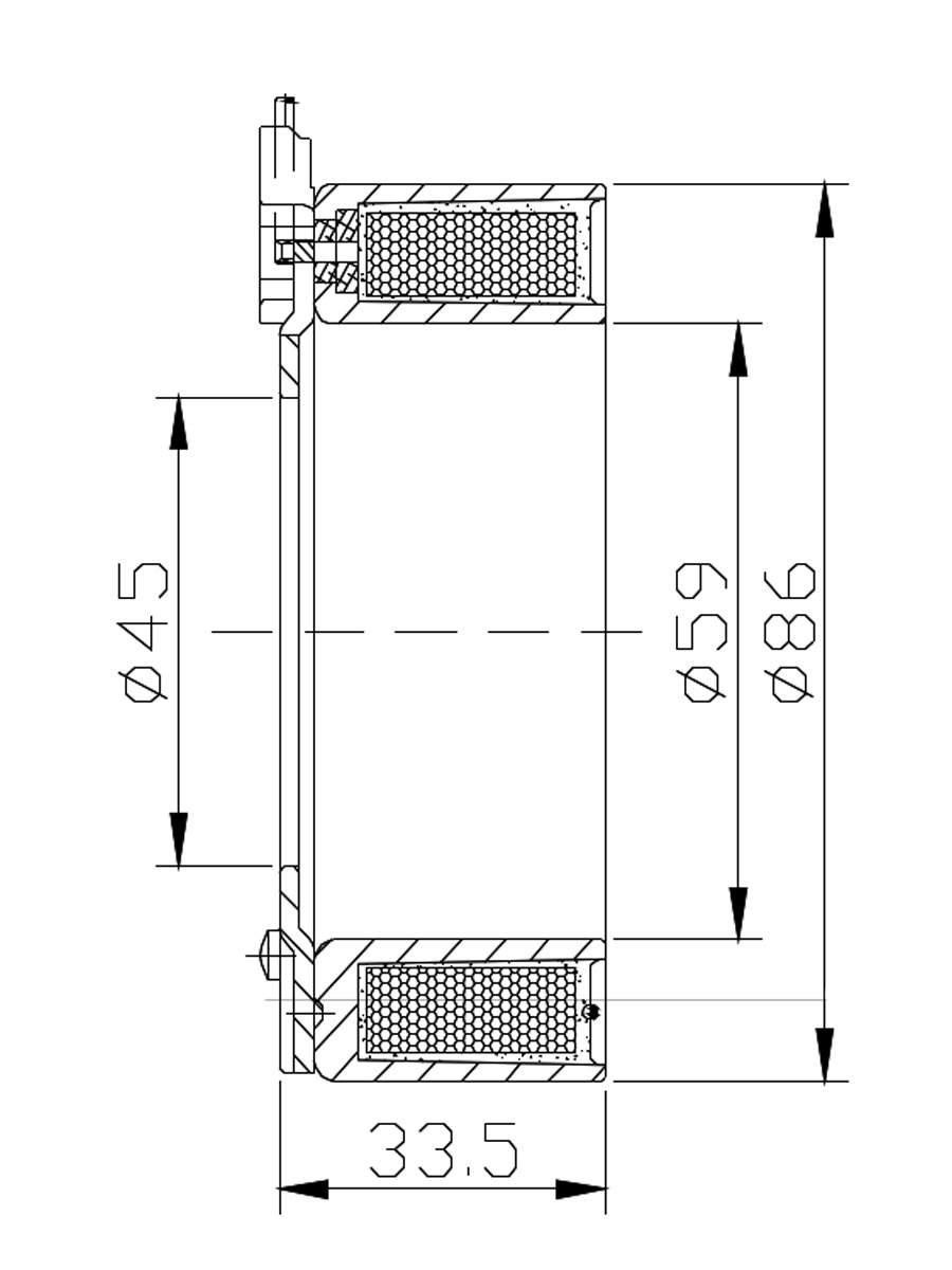 картинка Катушка электромагнитная компрессора SANDEN 802328 