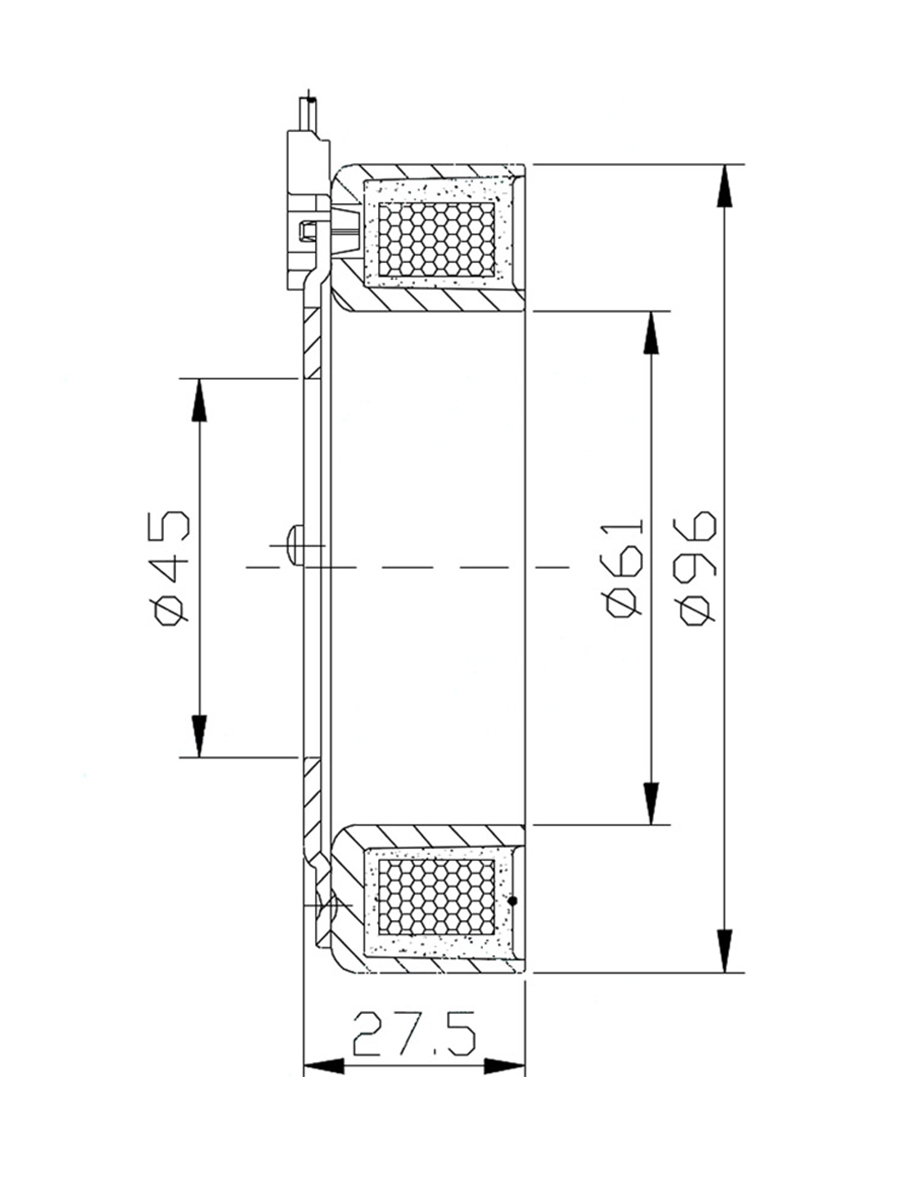 картинка Катушка электромагнитная компрессора SANDEN 802329 
